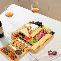 Board de formaggio do bambù