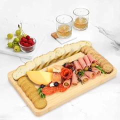 Tray de serviçio de bambù
